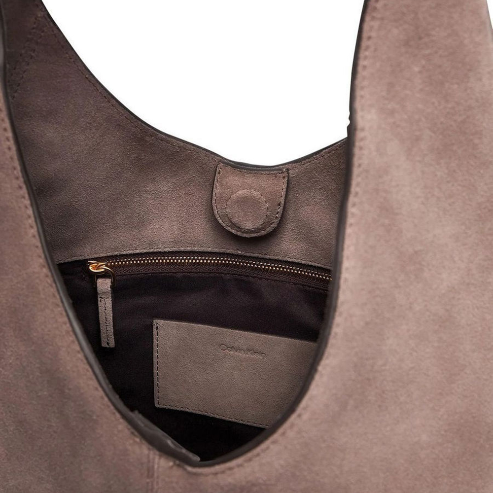 CALVIN KLEIN SLOUCHY SUEDELARGE SHOULDER BA LV04F3690G 3