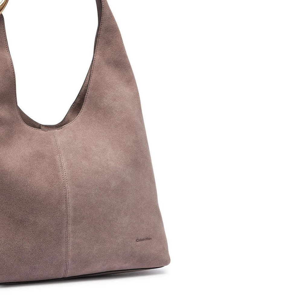 CALVIN KLEIN SLOUCHY SUEDELARGE SHOULDER BA LV04F3690G 4