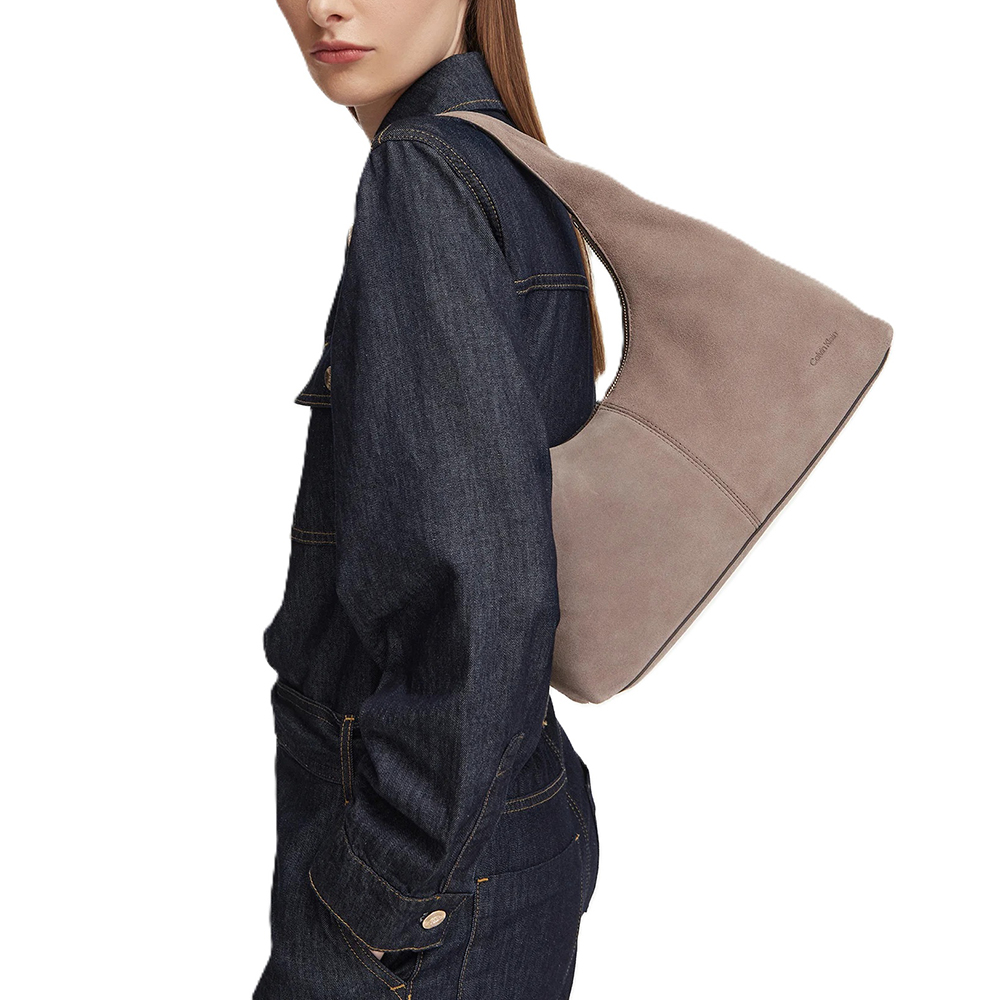 CALVIN KLEIN SLOUCHY SUEDE SHOULDER BAG LV04F3691G 5