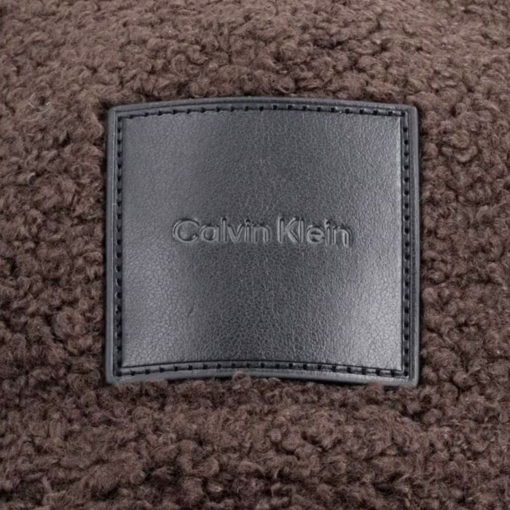 CALVIN KLEIN ALL-OVER SHERPA W/ PATCH CAP LV04F5096G 3