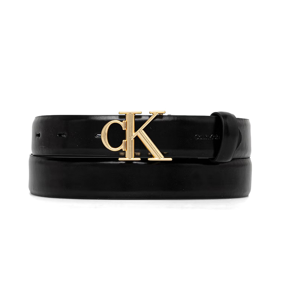CALVIN KLEIN ROUND BUCKLE 30MM BELT SMOO LV04F7074G 1