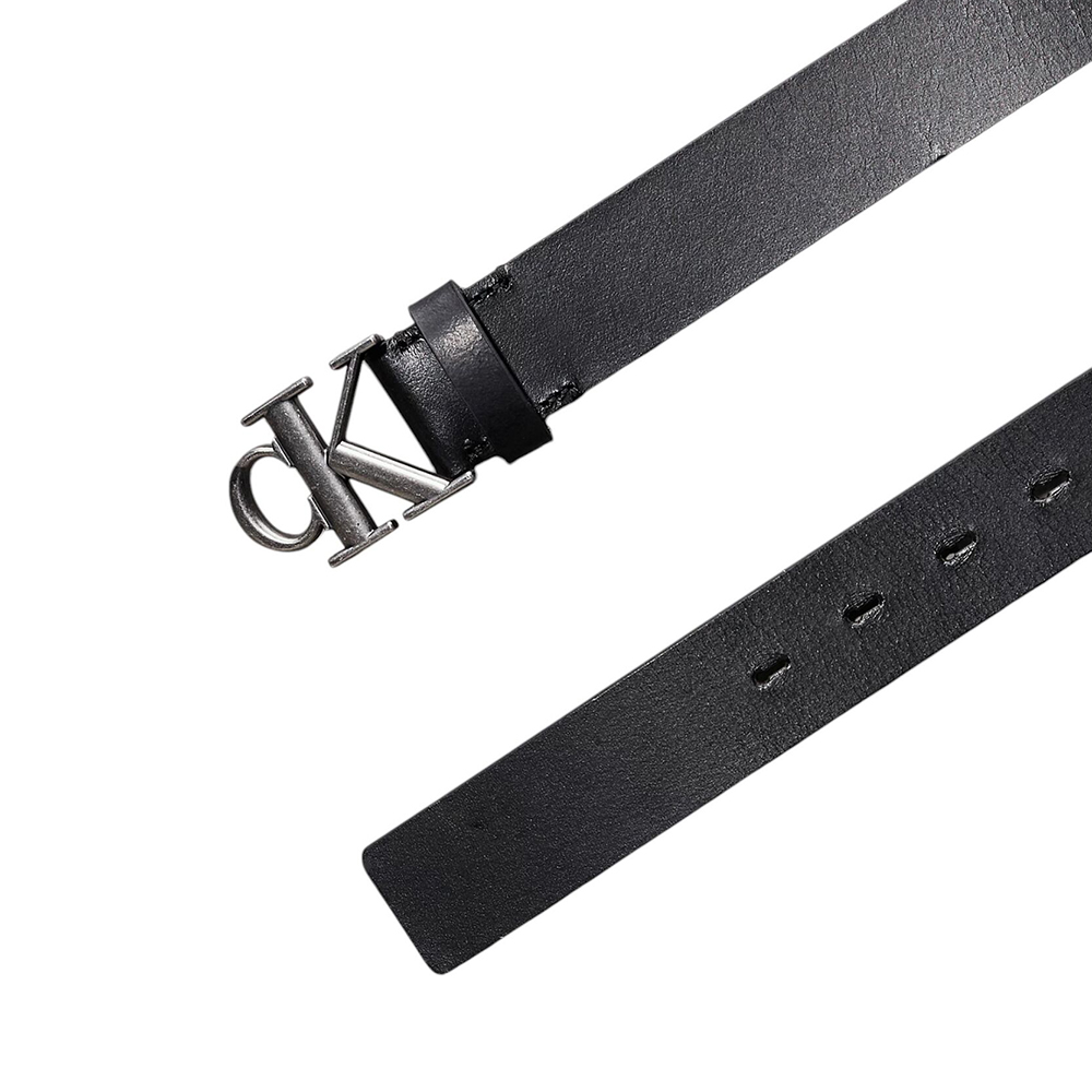 CALVIN KLEIN MONOGRAM PLAQUE BUCKLE 35MM LV04G7010G 2