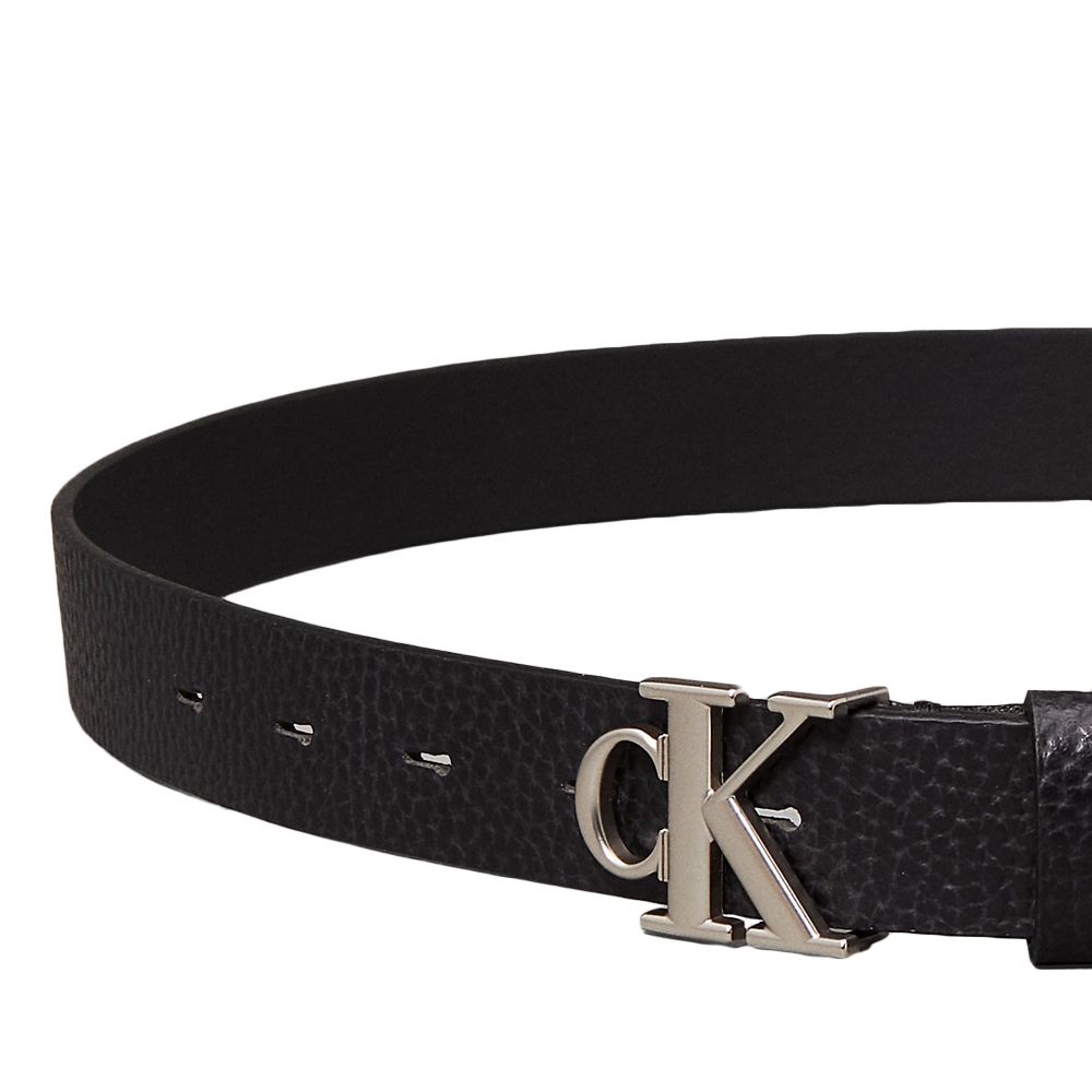 CALVIN KLEIN MONOGRAM PLACQUE BUCKLE 25MM LV04K7003G 2