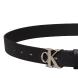 CALVIN KLEIN MONOGRAM PLACQUE BUCKLE 25MM LV04K7003G 2