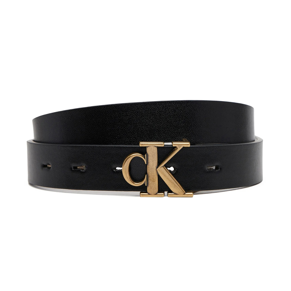 CALVIN KLEIN MONOGRAM PLACQUE BUCKLE 25MM R LV04K7005G 1