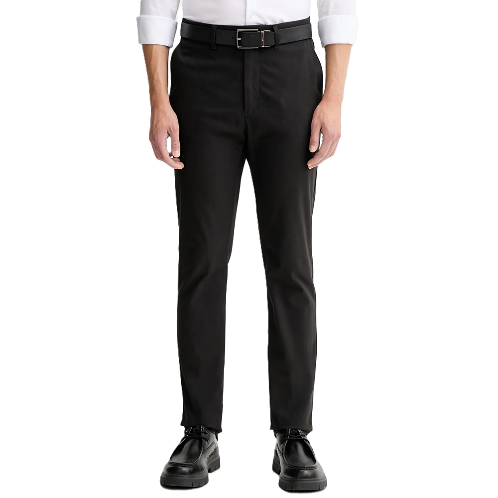 CALVIN KLEIN SLIM SATEEN CHINO TROUSER LV04LD613G 1