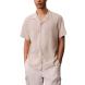 CALVIN KLEIN SS CAMP COLLAR SOLID LINEN CLA LV04LF137G 1