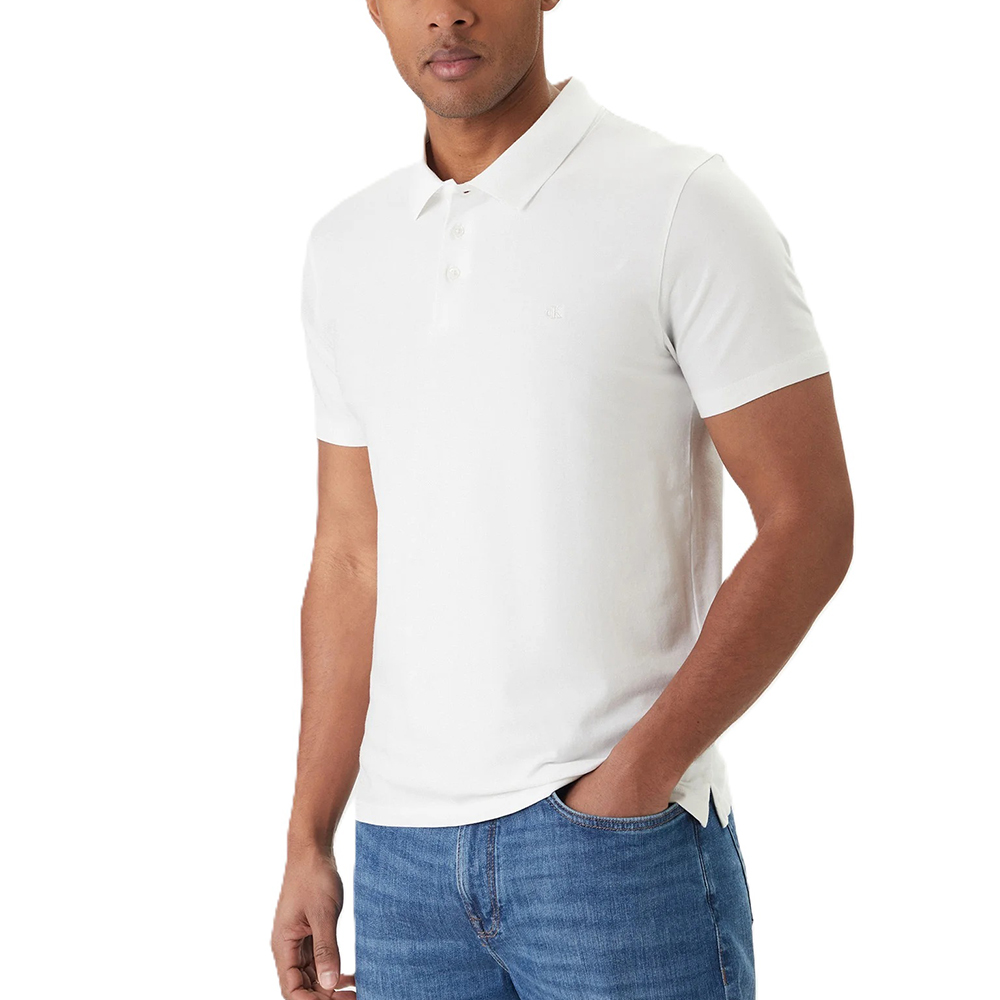 CALVIN KLEIN SS SLIM STRETCH COTTON POLO LV04LF200G 1