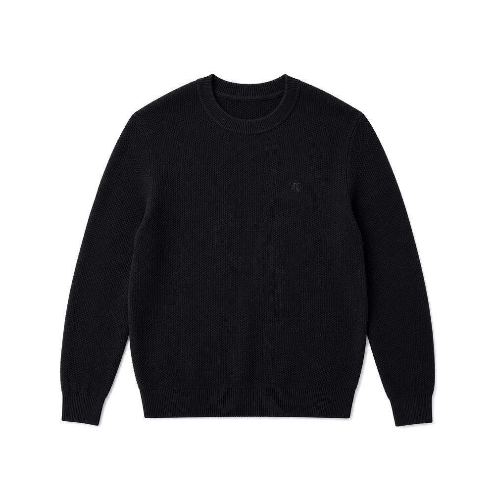 CALVIN KLEIN LS TEXTURED COTTON CREWNK SWEA LV04LF304G 4