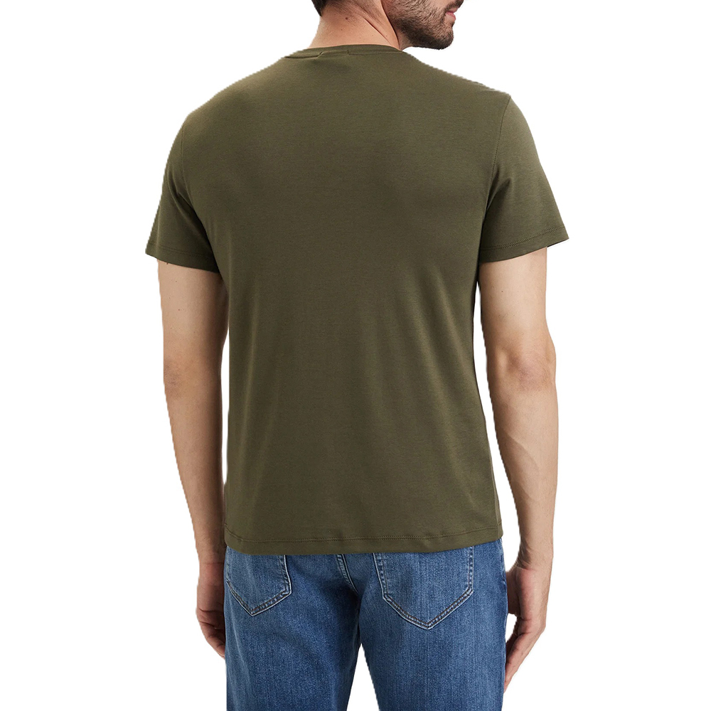 CALVIN KLEIN SS SLIM SUPIMA LOGO PATCH TEE LV04LG222G 2