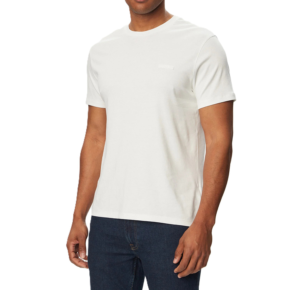 CALVIN KLEIN SS SLIM SUPIMA LOGO PATCH TEE LV04LG222G 1
