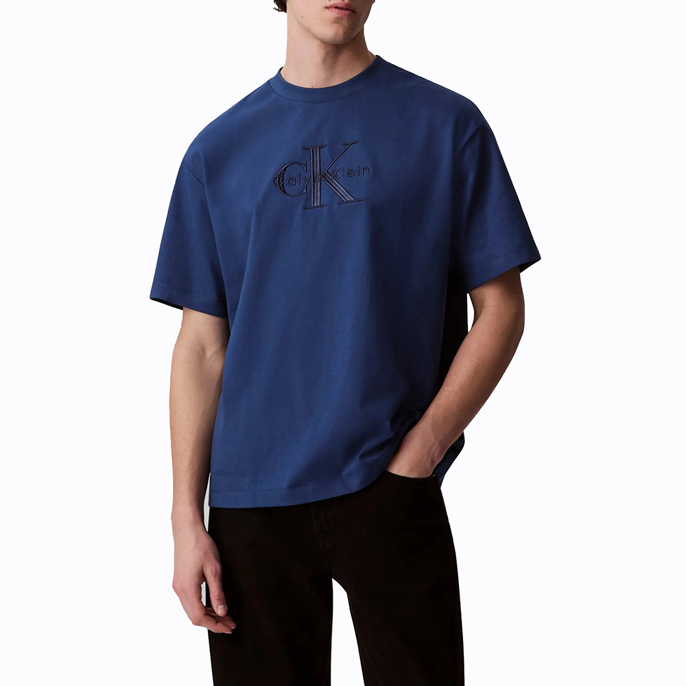 CALVIN KLEIN SS HI LOW EMB 16S JERSEY CN TE LV04RB295G 1