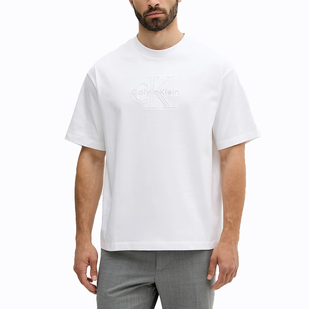 CALVIN KLEIN SS HI LOW EMB 16S JERSEY CN TE LV04RB295G 1