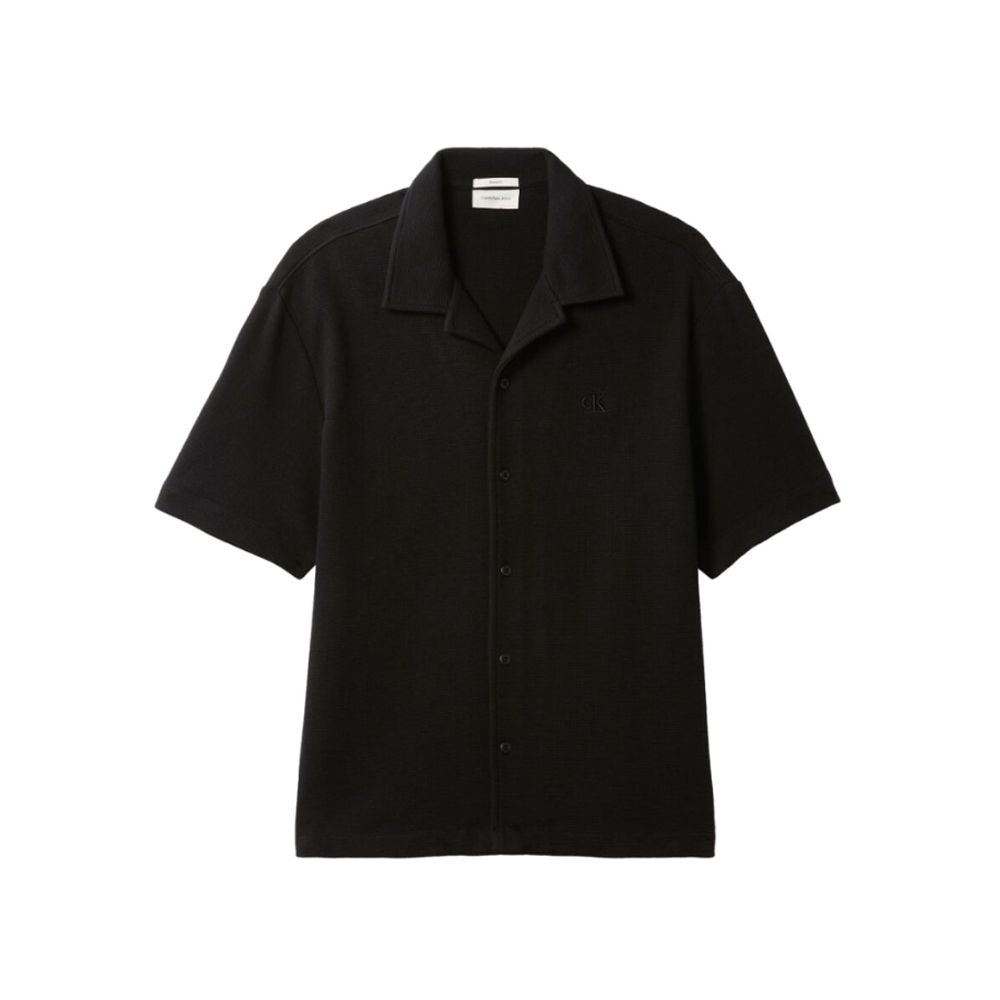 CALVIN KLEIN SS HD COTTON WAFFLE CAMP SHIRT LV04RC247G 3