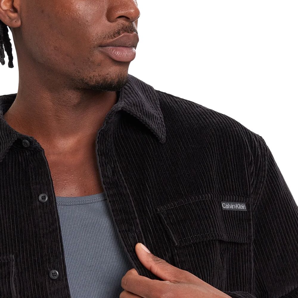 CALVIN KLEIN LS CORDUROY POCKET RELAXED SHI LV04RD106G 3