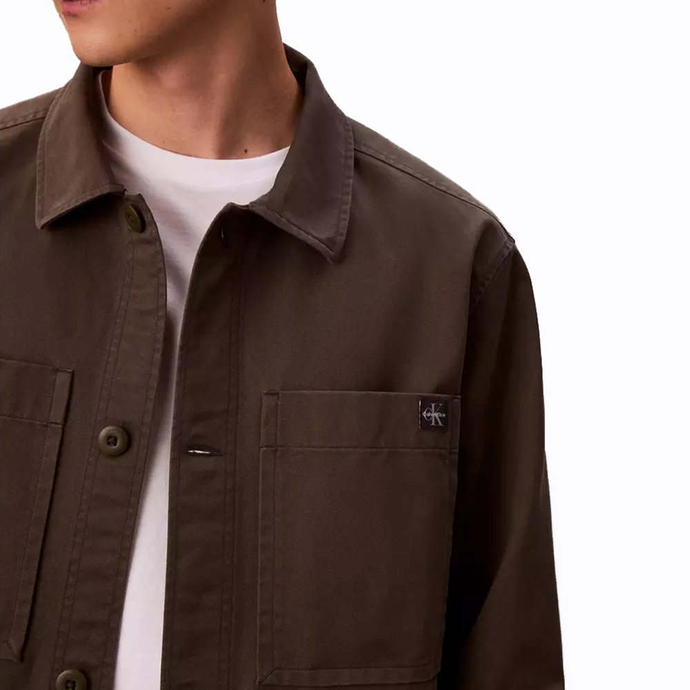 CALVIN KLEIN LS COTTON OVERSHIRT LV04RD110G 3