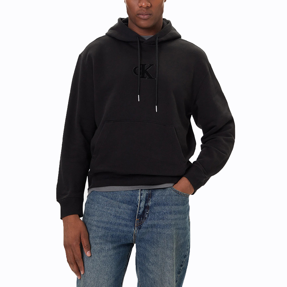 CALVIN KLEIN 350GSM FLEECE GIFT GIVING HOOD LV04RD250G 1