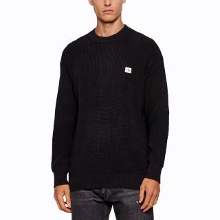CALVIN KLEIN LS EZ COTTON WAFFLE CRWNK SWTR LV04RD313G