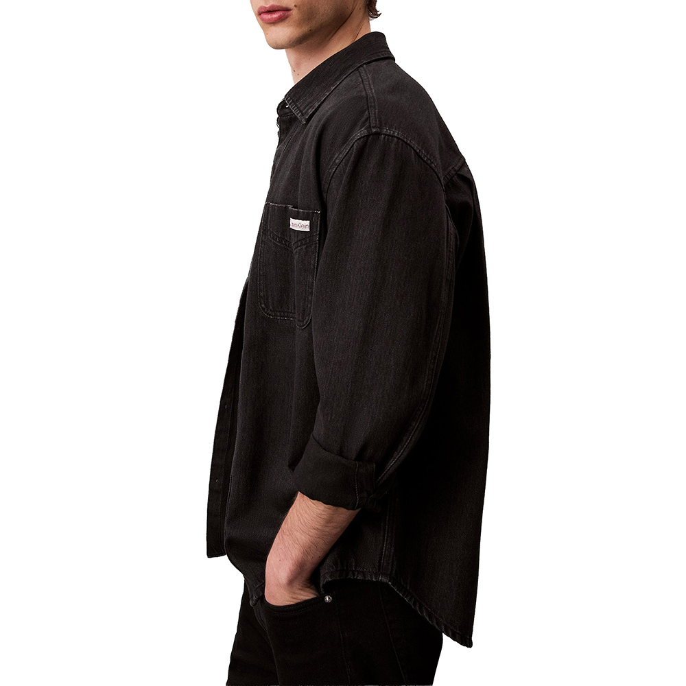 CALVIN KLEIN CLASSIC 205 BLACK OVERSHIRT LV04RD765G 3