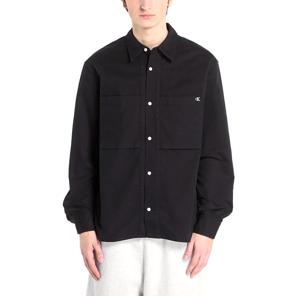 CALVIN KLEIN LS COTTON TWILL RELAXED OVERSH LV04RE111G 1