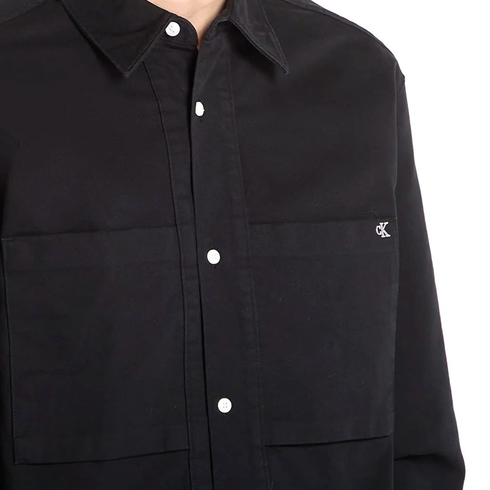 CALVIN KLEIN LS COTTON TWILL RELAXED OVERSH LV04RE111G 3