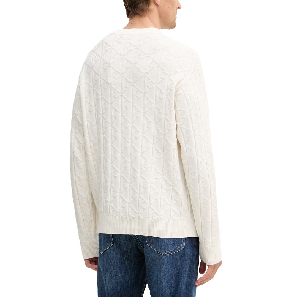 CALVIN KLEIN LS EASY AOP COTTON CREWNK SWEA LV04RE301G 2