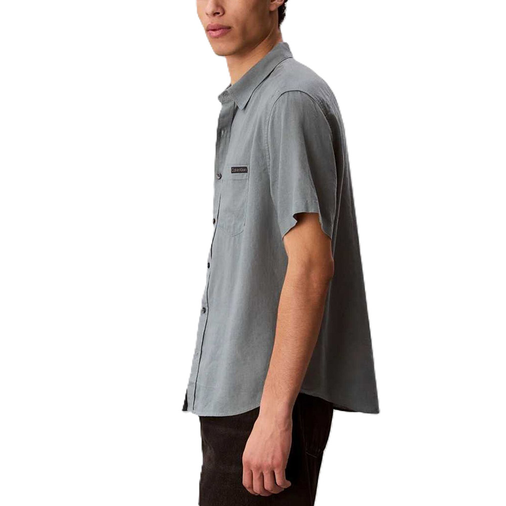 CALVIN KLEIN SS SOLID CAUSAL LINEN CLASSIC  LV04RF120G 2