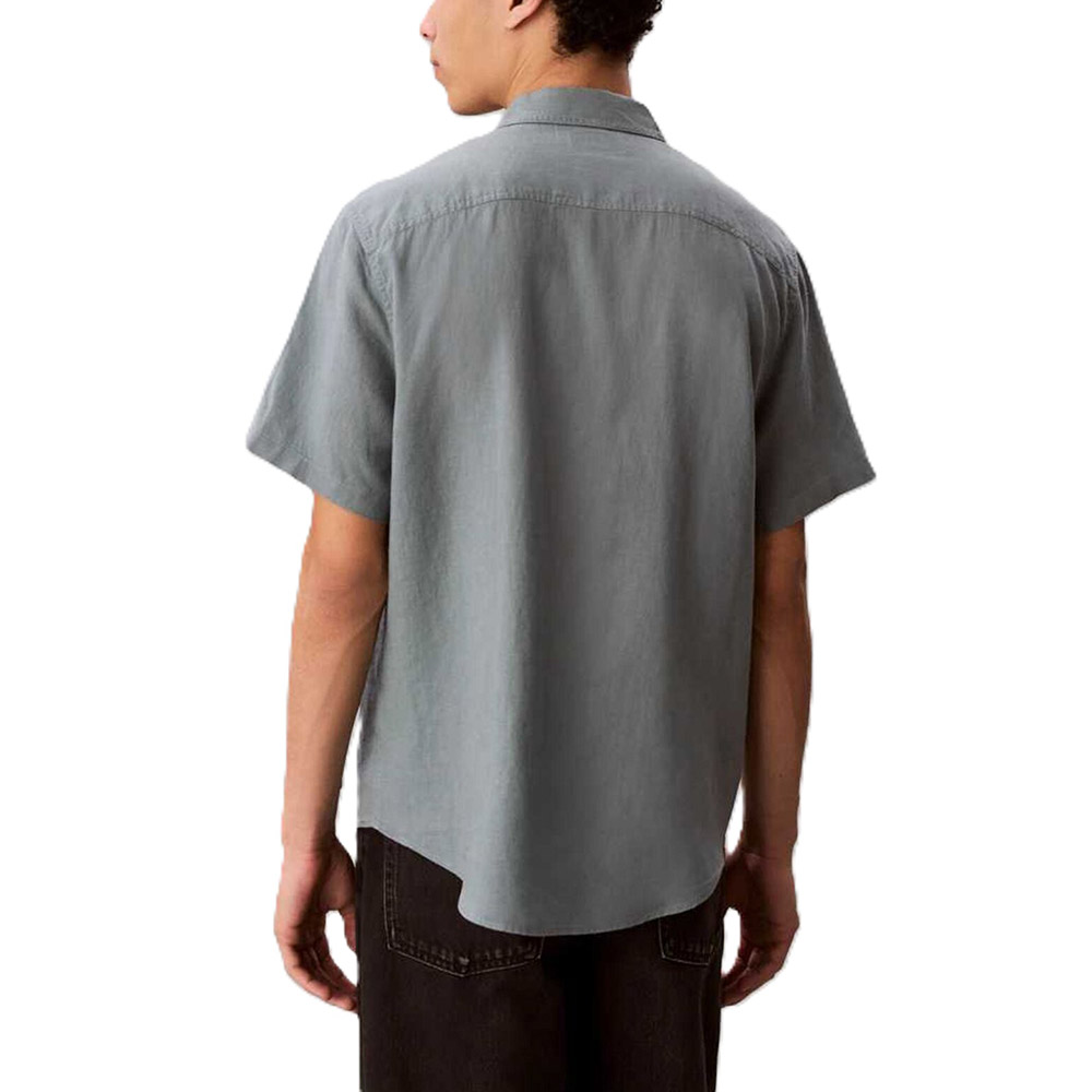 CALVIN KLEIN SS SOLID CAUSAL LINEN CLASSIC  LV04RF120G 3