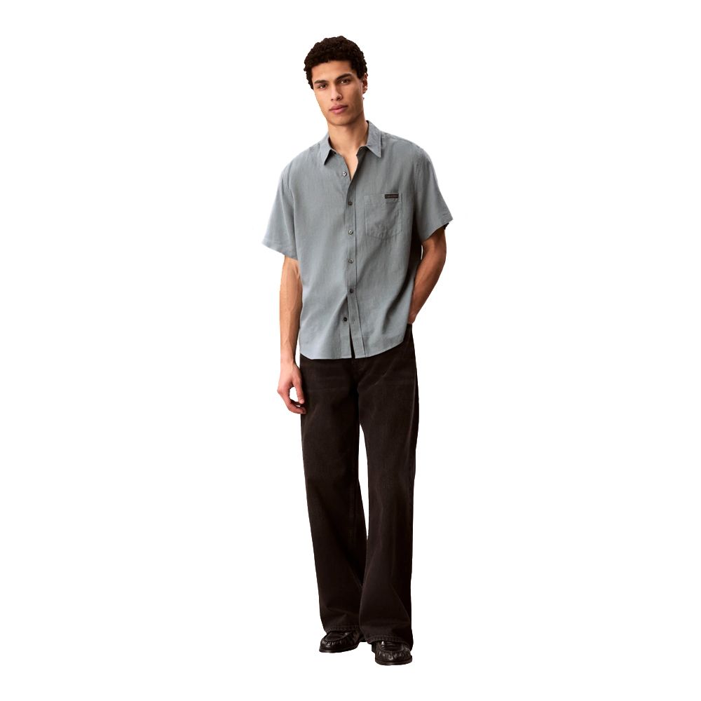 CALVIN KLEIN SS SOLID CAUSAL LINEN CLASSIC  LV04RF120G 5