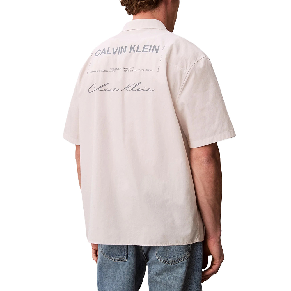 CALVIN KLEIN SS SOLID POPLIN BOXY RELAXED S LV04RF122G 2