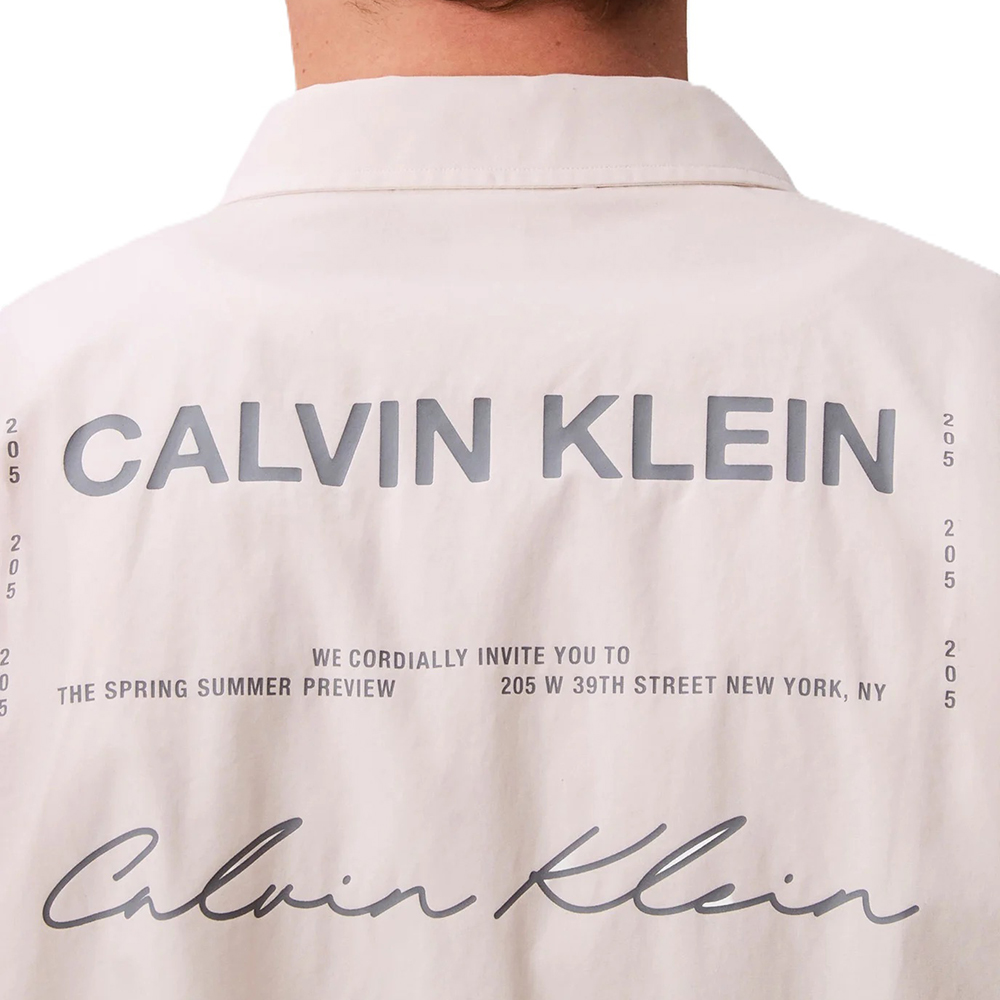 CALVIN KLEIN SS SOLID POPLIN BOXY RELAXED S LV04RF122G 3