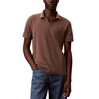 CALVIN KLEIN SS OPEN COLLAR CASUAL PIQUE PO LV04RF215G
