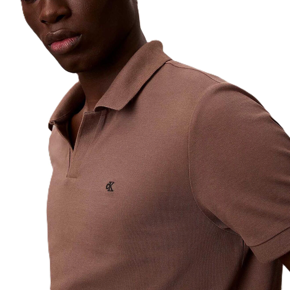 CALVIN KLEIN SS OPEN COLLAR CASUAL PIQUE PO LV04RF215G 3