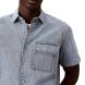 CALVIN KLEIN SS LINEN DENIM UTILITY SHIRT S LV04RF906G 3