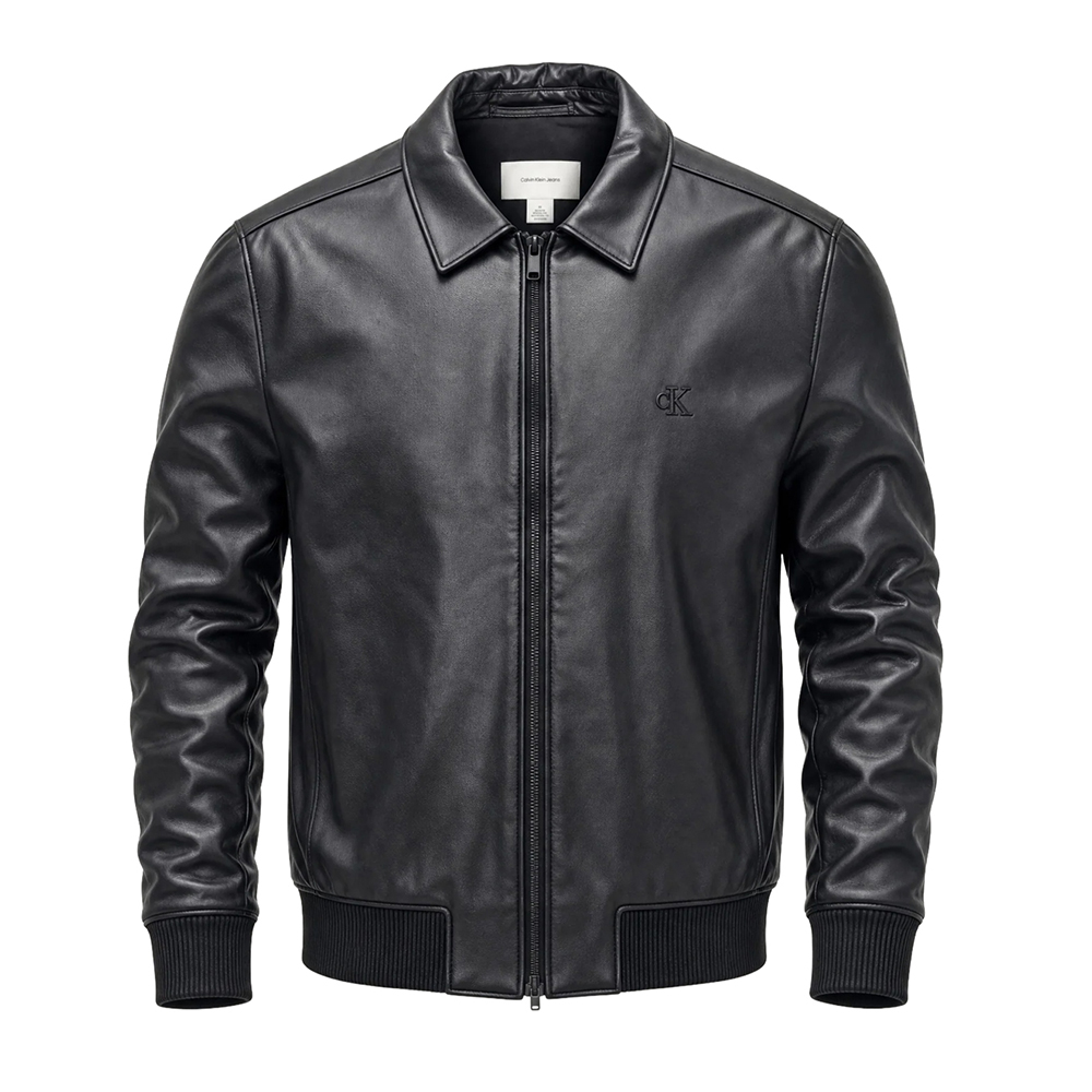 CALVIN KLEIN LS FAUX LEATHER BOMBER JKT LV04RG406G 4