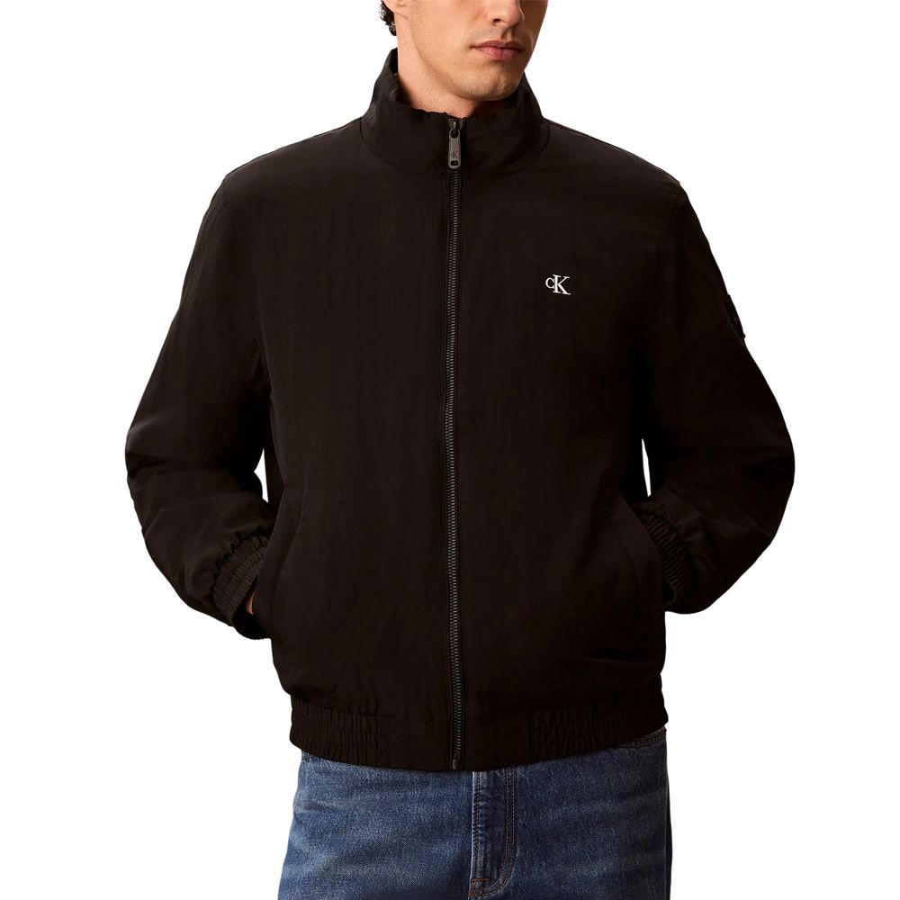 CALVIN KLEIN LS PADDED NYLON HARRINGTON JAC LV04RG500G 1