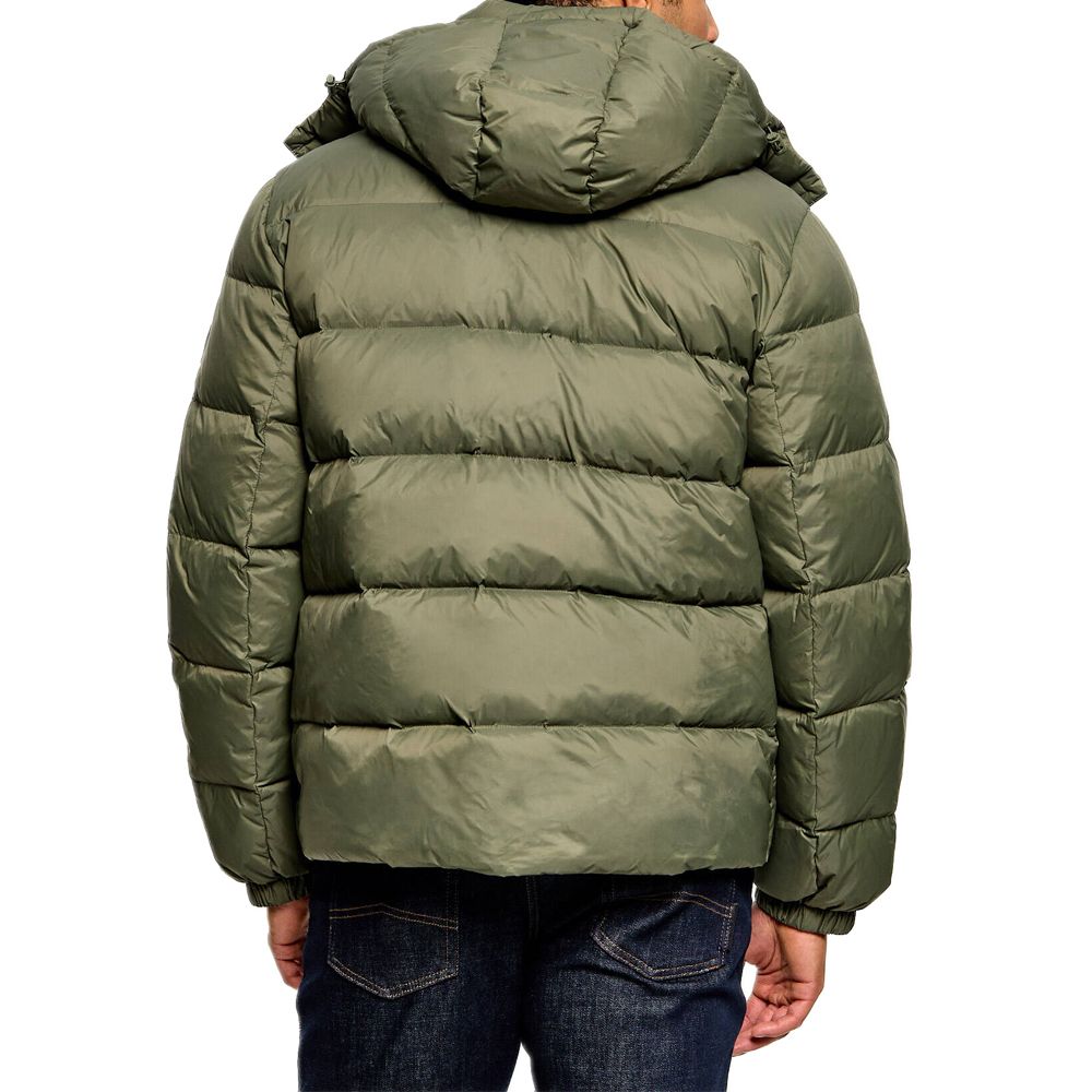 CALVIN KLEIN LS NYLON ZIP OFF HOOD DOWN PUF LV04RG515G 2