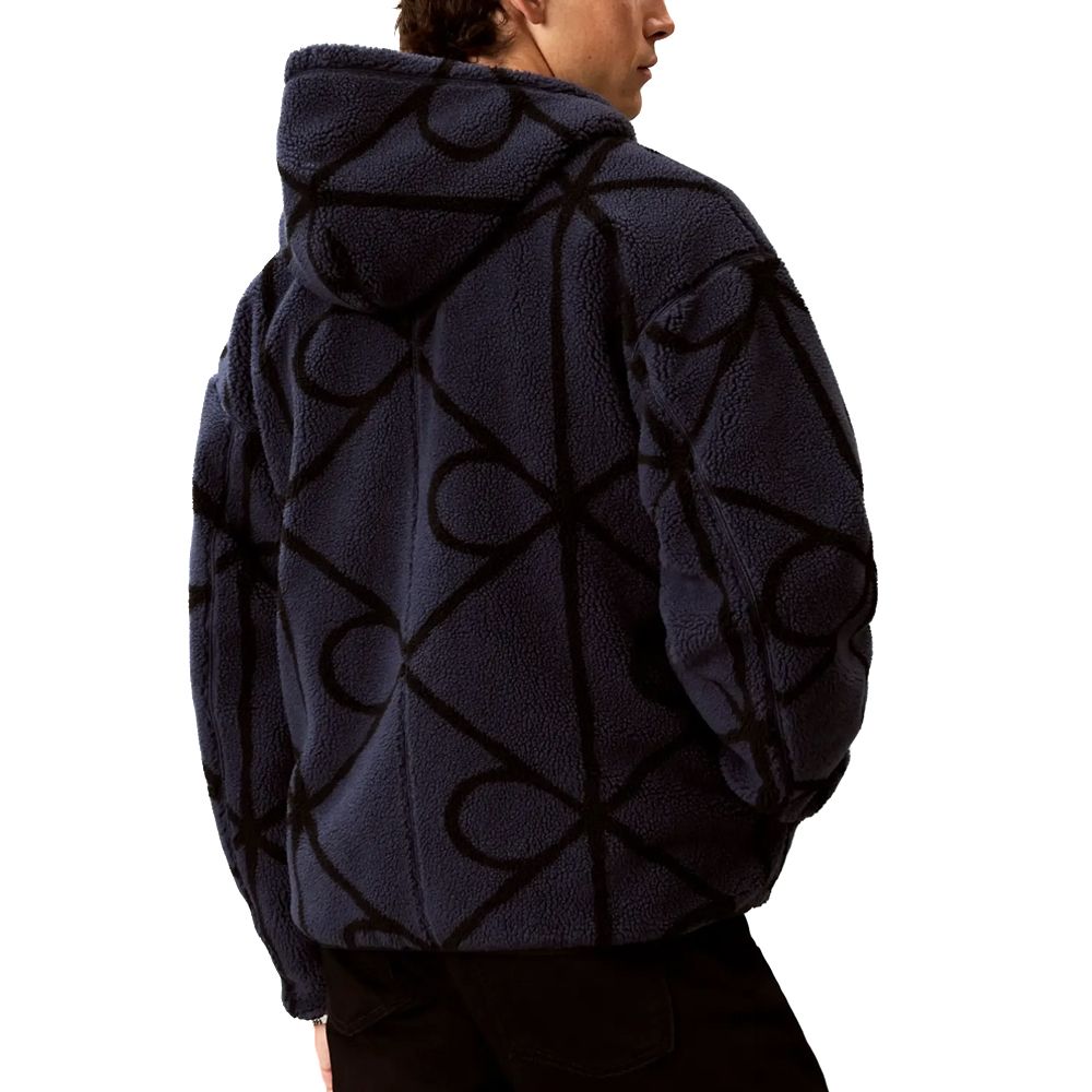 CALVIN KLEIN LS EMBLEM SHERPA FUNNEL NECK F LV04RH251G 2