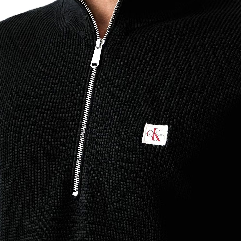 CALVIN KLEIN LS CLSC CTTN WFLE HZIP SWTR 9G LV04RH327G 3