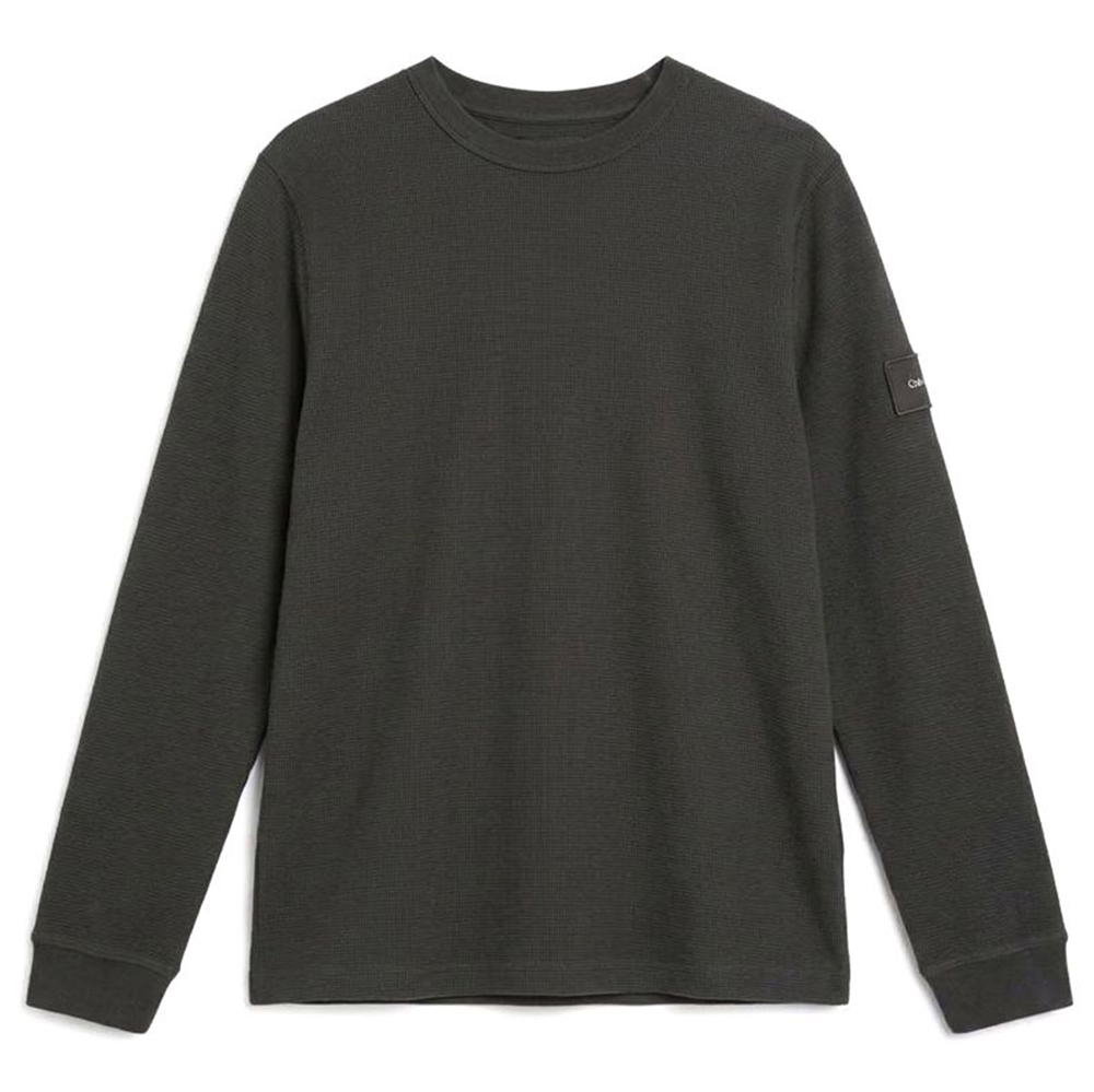 CALVIN KLEIN LS WAFFLE BADGE CREWNK TEE LV04RJ209G 4