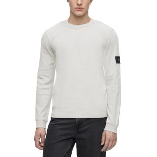 CALVIN KLEIN LS WAFFLE BADGE CREWNK TEE LV04RJ209G