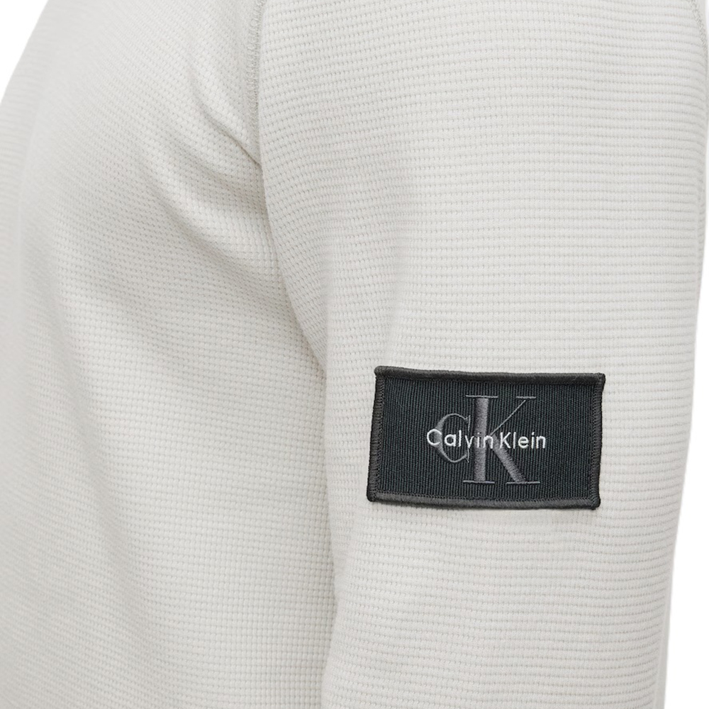 CALVIN KLEIN LS WAFFLE BADGE CREWNK TEE LV04RJ209G 3