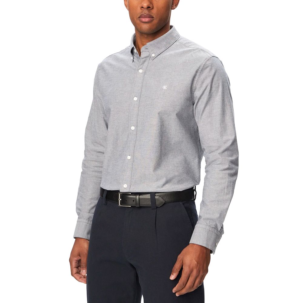 CALVIN KLEIN LS SOLID OXFORD CLASSIC SHIRT LV140EM125 1