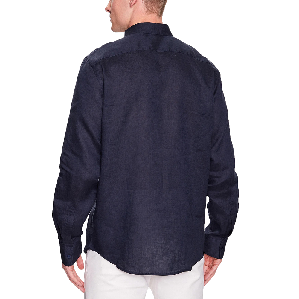 GUESS LS ISLAND LINEN SHIRT ΠΟΥΚΑΜΙΣΟ ΑΝΔΡΙΚΟ M2YH44WERX0 2