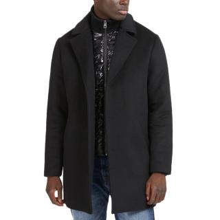 GUESS REMOVEBLE BIB COAT ΜΠΟΥΦΑΝ ΑΝΔΡΙΚΟ M3BL35WFPB0