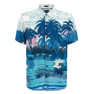 SS ECO RAYON JPNS SCENIC SHIRT ΠΟΥΚΑΜΙΣΟ ΑΝΔΡΙΚΟ