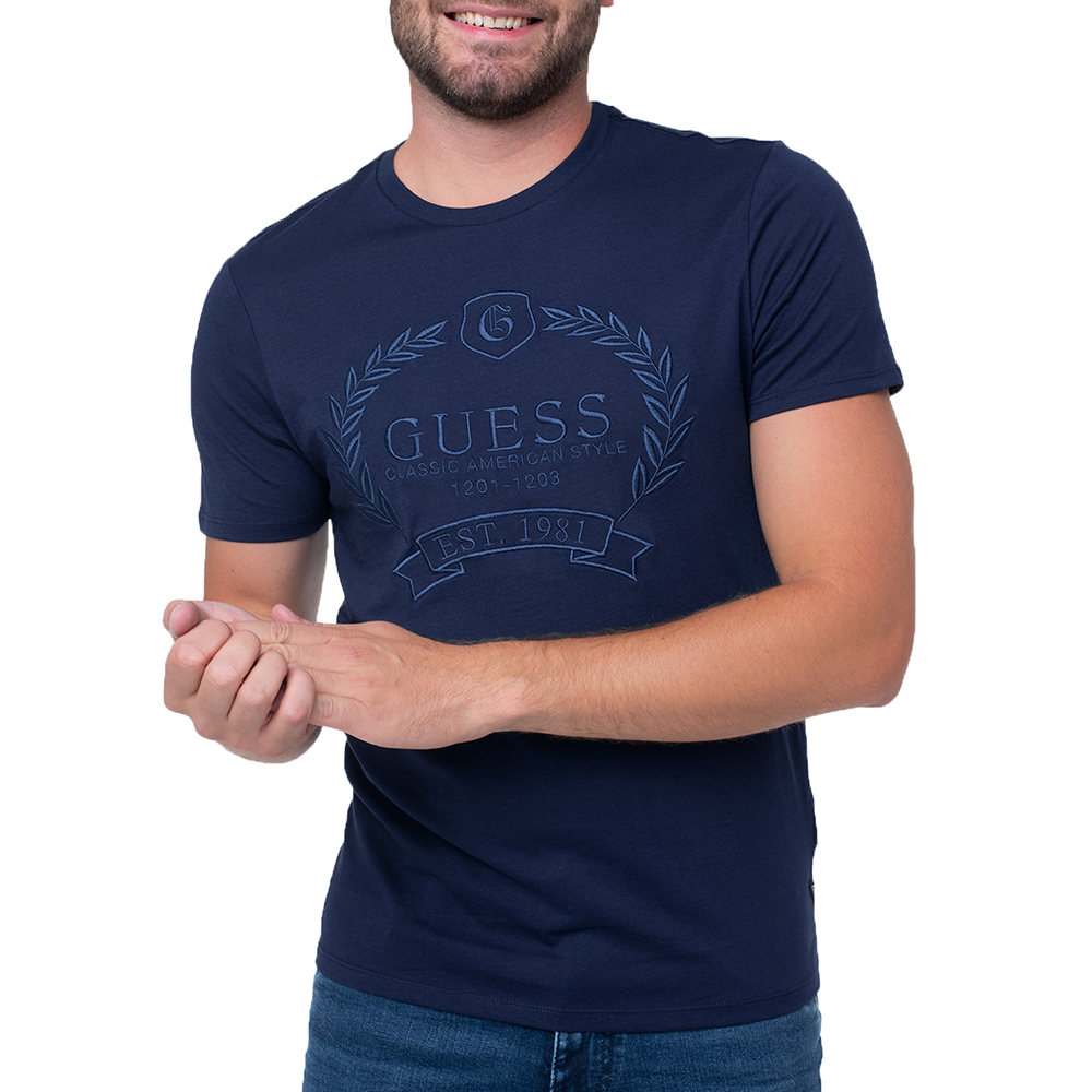 GUESS SS BSC CLASSIC CREST ΜΠΛΟΥΖΑ ΑΝΔΡΙΚΟ M4BI65K9RM1 1