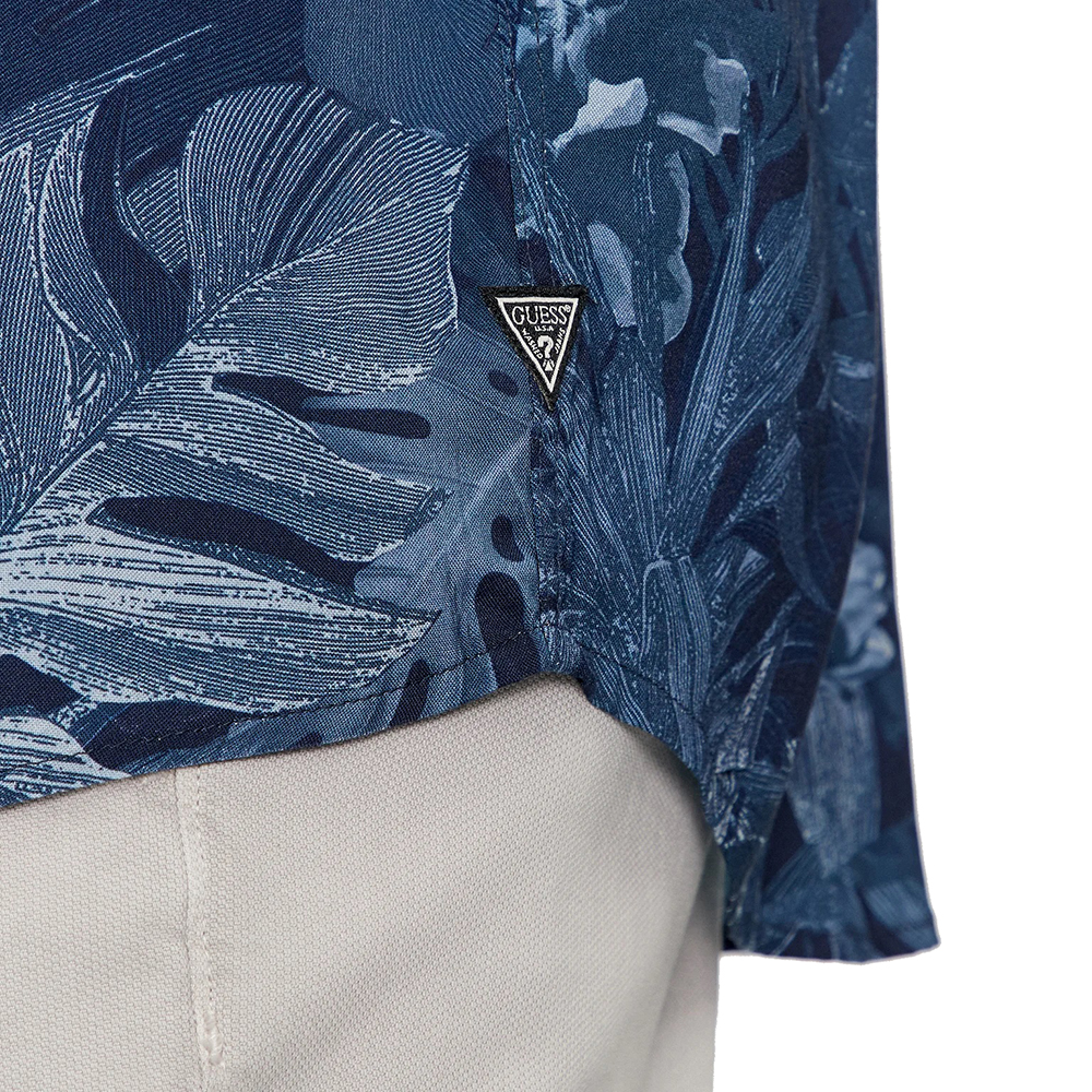 GUESS SS ECO RAYON TROPICAL SHIRT ΠΟΥΚΑΜΙΣΟ ΑΝΔΡΙΚΟ M4GH76WD4Z2 3
