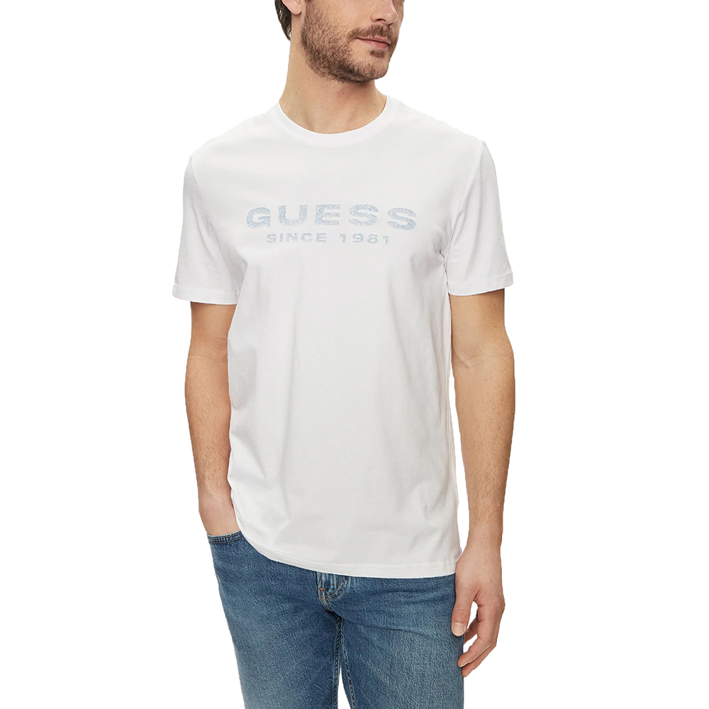 GUESS SS CN GUESS LOGO TEE ΜΠΛΟΥΖΑ ΑΝΔΡΙΚΟ M4GI61J1314 1