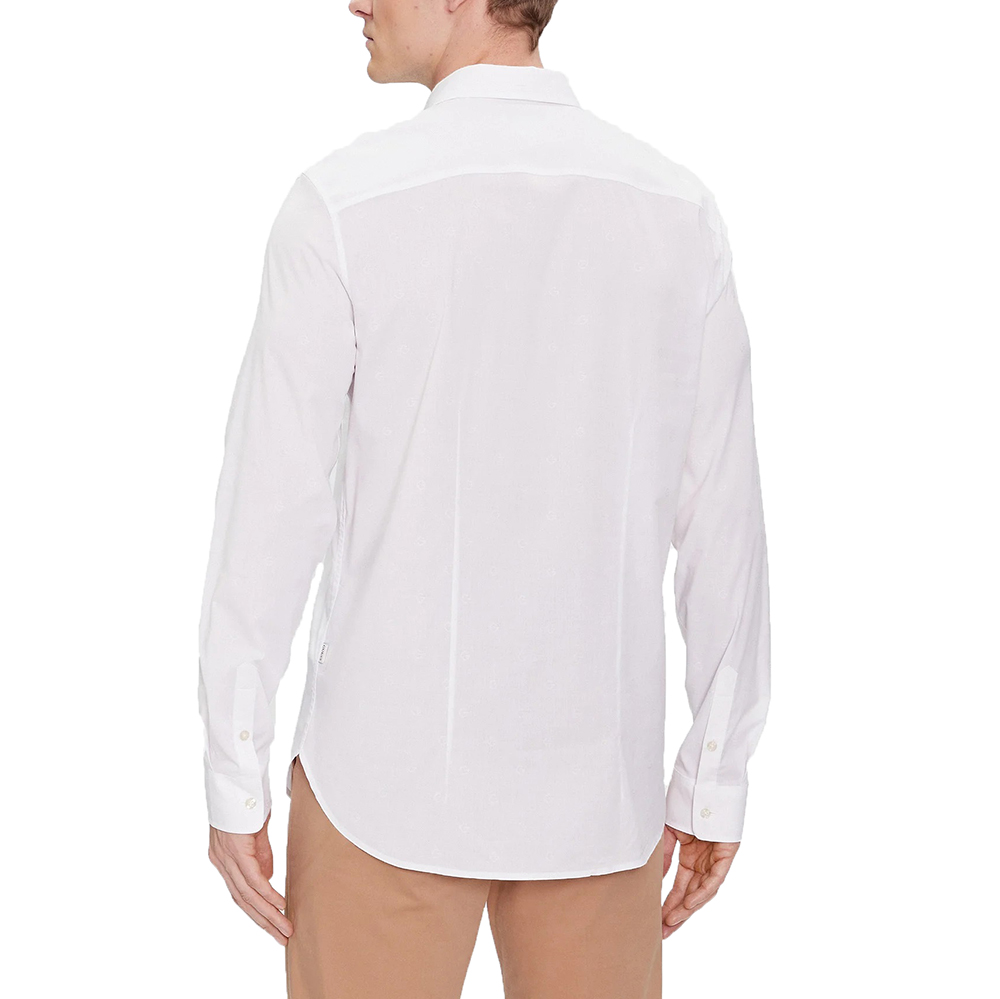 GUESS LS SUNSET JACQUARD LOGO SHIRT ΠΟΥΚΑΜΙΣΟ ΑΝΔΡΙΚΟ M4RH55WFXX0 2
